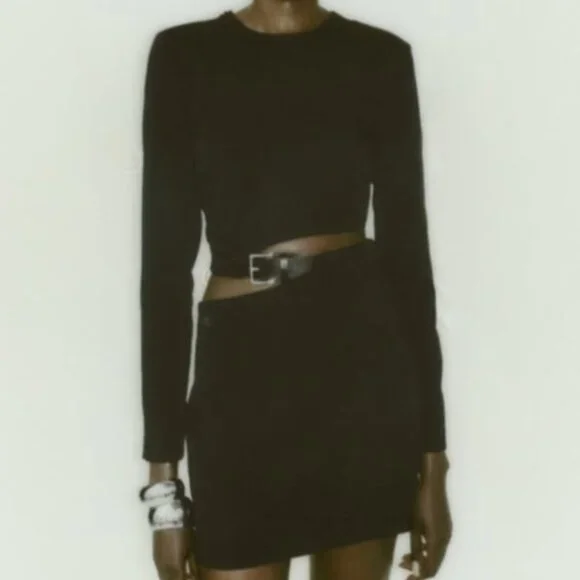 belted cut-out mini dress in black Brown Gingham Slip Mini Dress & Reviews - Brown - Dresses